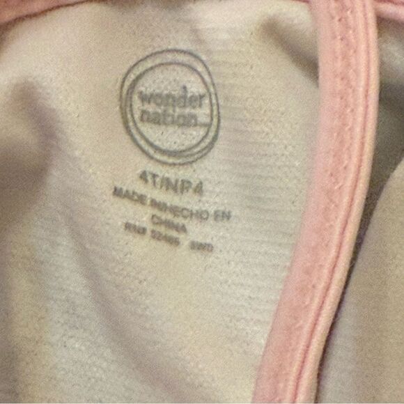 Girl’s 3T Swim Bundle Rashguard Top Swim Skirt Pink, Tucan, Strawberries - Picture 14 of 14